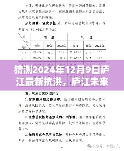 庐江未来展望,揭秘2024年抗洪新策略与准备,庐江抗洪最新动态解读
