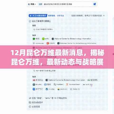 揭秘昆仑万维,最新动态与战略展望(独家报道)