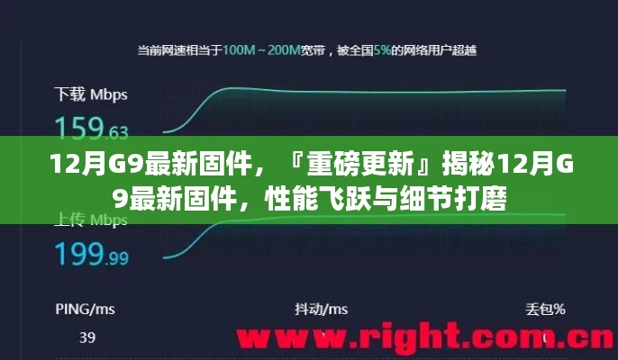 揭秘,12月G9最新固件性能飞跃与细节打磨升级重磅更新!