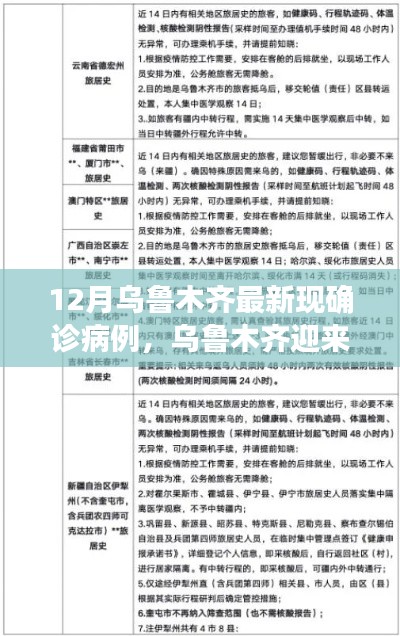 乌鲁木齐冬季防疫挑战，最新确诊病例分析与防控措施探讨