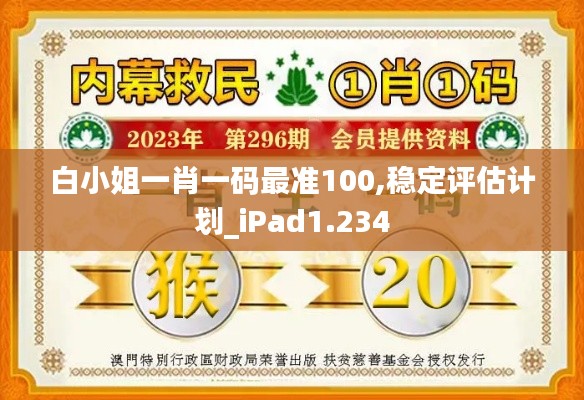白小姐一肖一码最准100,稳定评估计划_iPad1.234