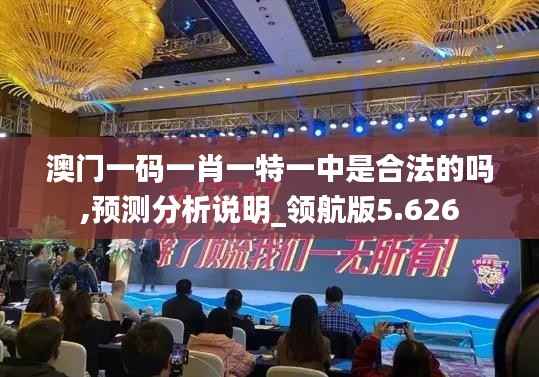 澳门一码一肖一特一中是合法的吗,预测分析说明_领航版5.626