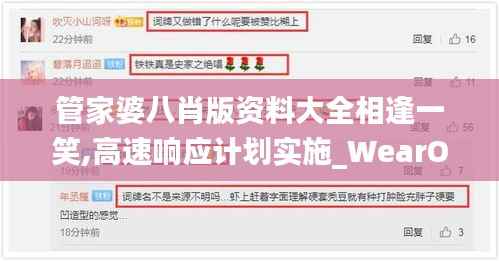 管家婆八肖版资料大全相逢一笑,高速响应计划实施_WearOS3.671