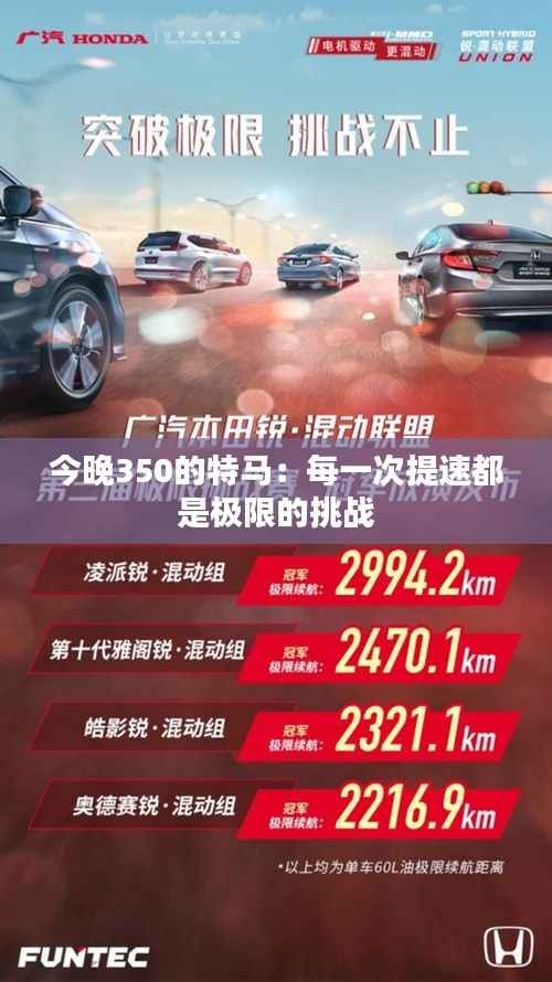 今晚350的特马：每一次提速都是极限的挑战
