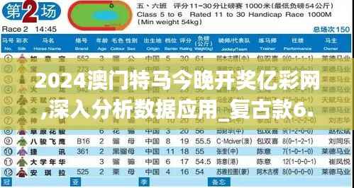 2024澳门特马今晚开奖亿彩网,深入分析数据应用_复古款6.527