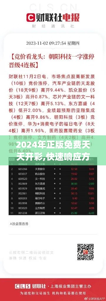 2024年正版免费天天开彩,快速响应方案落实_进阶款3.569