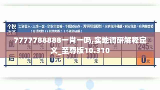 7777788888一肖一吗,实地调研解释定义_至尊版10.310