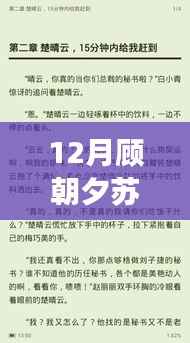 顾朝夕与苏晚的十二月恋曲，最新章节抢鲜读