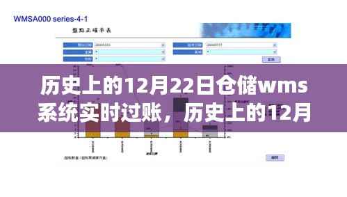 历史上的12月22日仓储WMS系统实时过账里程碑事件回顾与回顾