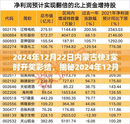 揭秘，2024年12月22日 内蒙古快3彩票开奖狂欢之夜纪实