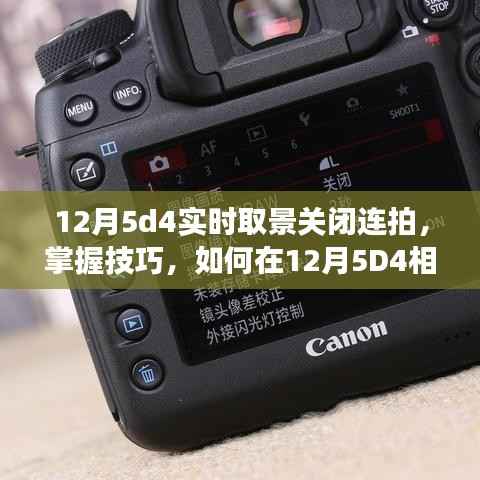 如何在佳能12月5D4相机上关闭实时取景连拍功能，实用技巧解析