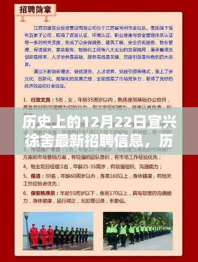 历史上的12月22日宜兴徐舍人才招聘盛况及最新招聘信息概览