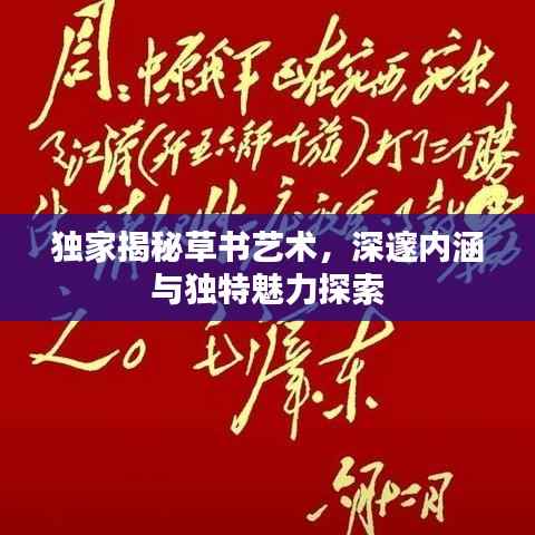 独家揭秘草书艺术，深邃内涵与独特魅力探索