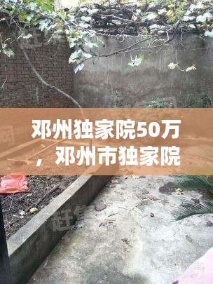 邓州独家院50万，邓州市独家院带小院 