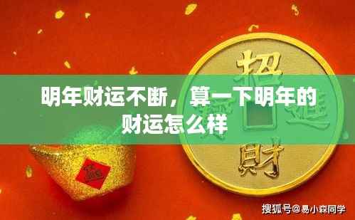 明年财运不断，算一下明年的财运怎么样 