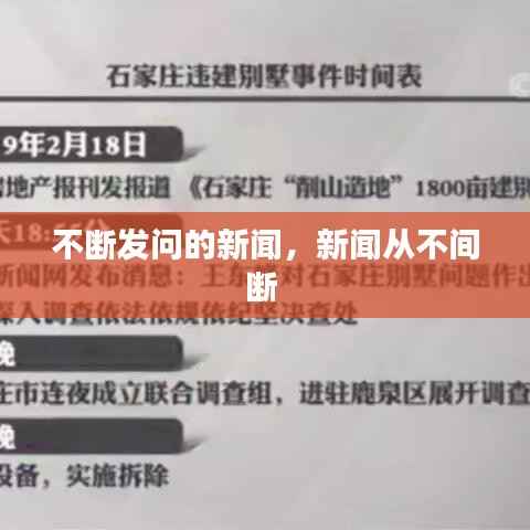 不断发问的新闻，新闻从不间断 