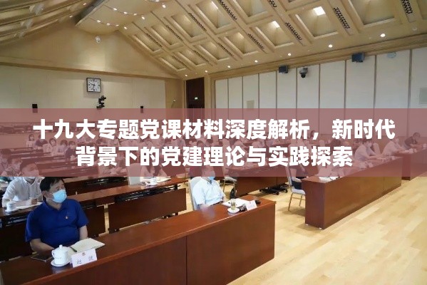 十九大专题党课材料深度解析，新时代背景下的党建理论与实践探索