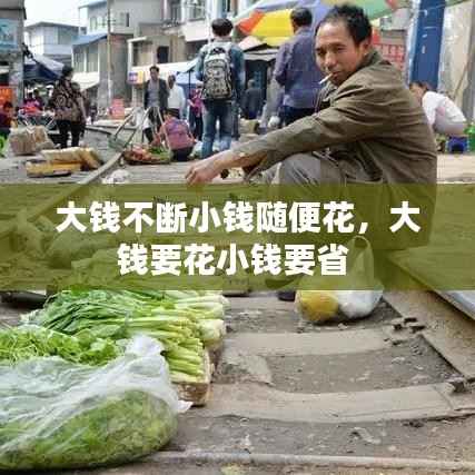 大钱不断小钱随便花，大钱要花小钱要省 