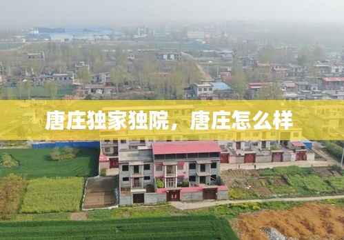 唐庄独家独院,唐庄怎么样