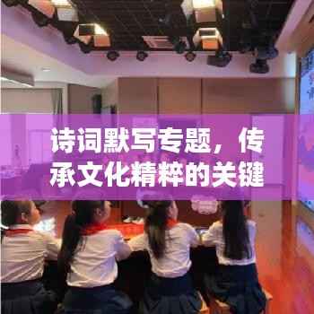 诗词默写专题，传承文化精粹的关键路径