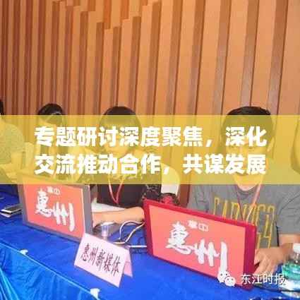 专题研讨深度聚焦,深化交流推动合作,共谋发展未来