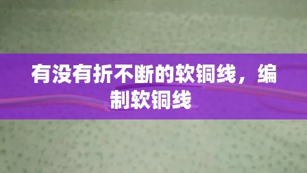 有没有折不断的软铜线,编制软铜线