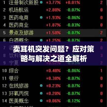卖耳机突发问题?应对策略与解决之道全解析