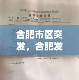 合肥市区突发,合肥发现疑似病例