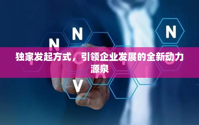 独家发起方式，引领企业发展的全新动力源泉
