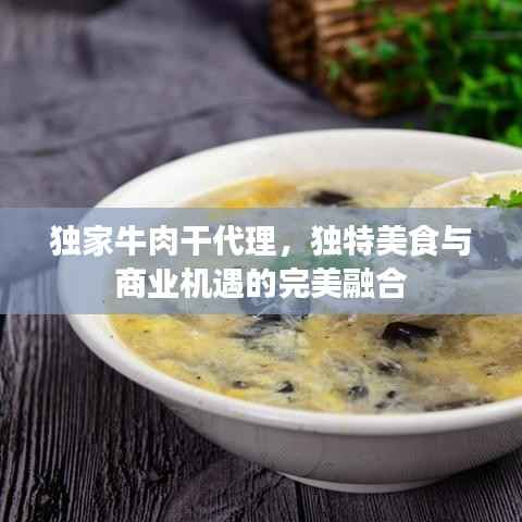 独家牛肉干代理，独特美食与商业机遇的完美融合