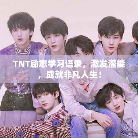 TNT励志学习语录,激发潜能,成就非凡人生!