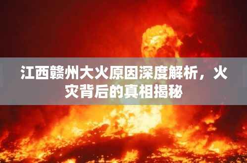 江西赣州大火原因深度解析,火灾背后的真相揭秘