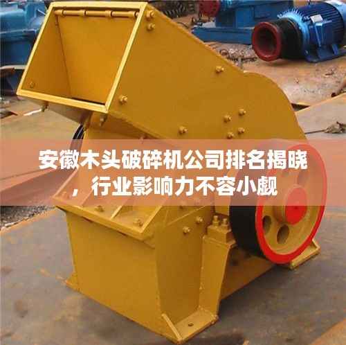 安徽木头破碎机公司排名揭晓，行业影响力不容小觑