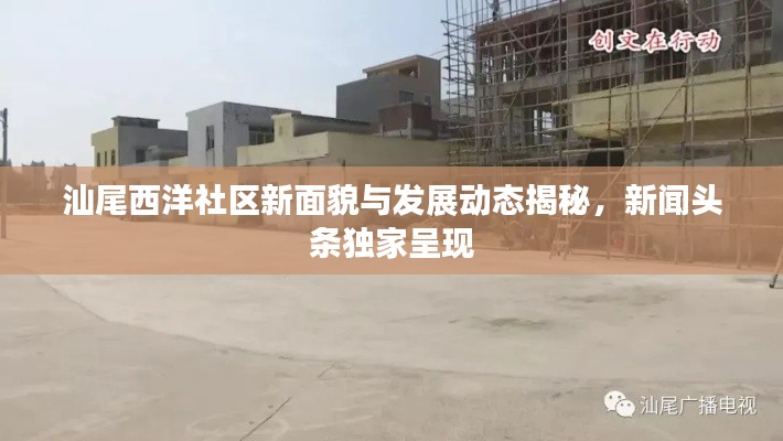 汕尾西洋社区新面貌与发展动态揭秘，新闻头条独家呈现