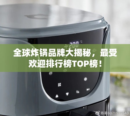 全球炸锅品牌大揭秘，最受欢迎排行榜TOP榜！