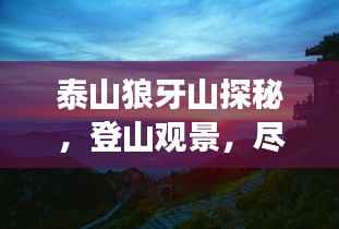 泰山狼牙山探秘，登山观景，尽享自然盛宴的旅游攻略