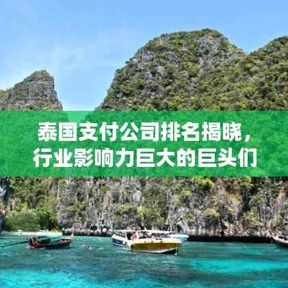 泰国支付公司排名揭晓,行业影响力巨大的巨头们