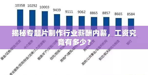 揭秘专题片制作行业薪酬内幕，工资究竟有多少？