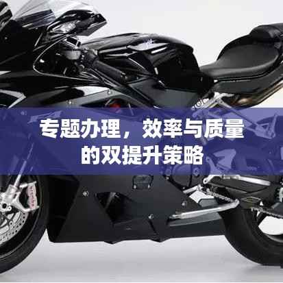 专题办理，效率与质量的双提升策略