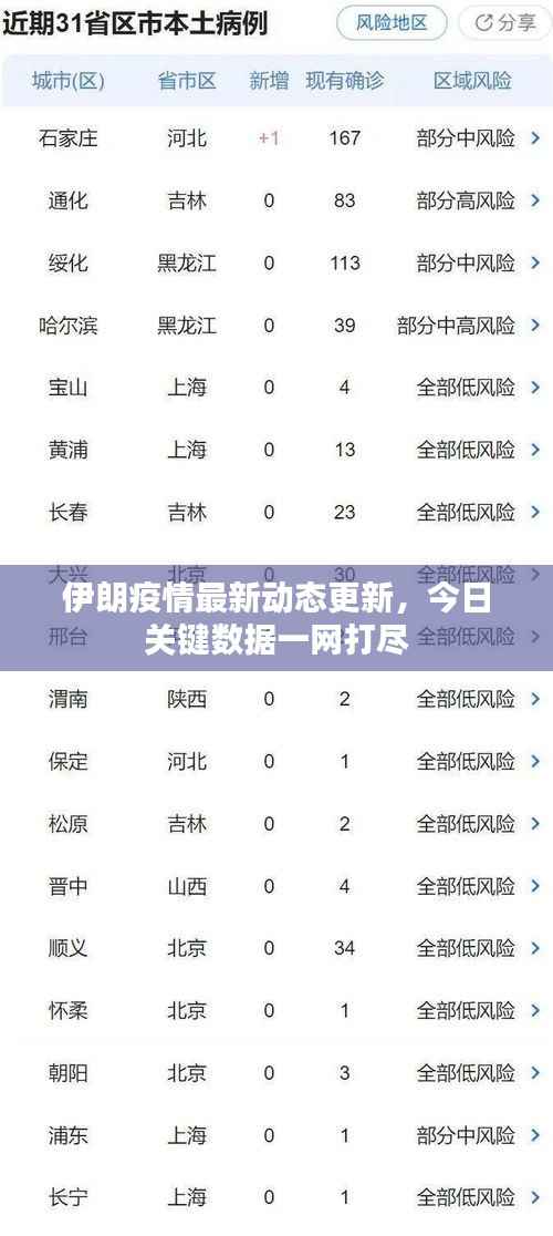 伊朗疫情最新动态更新,今日关键数据一网打尽