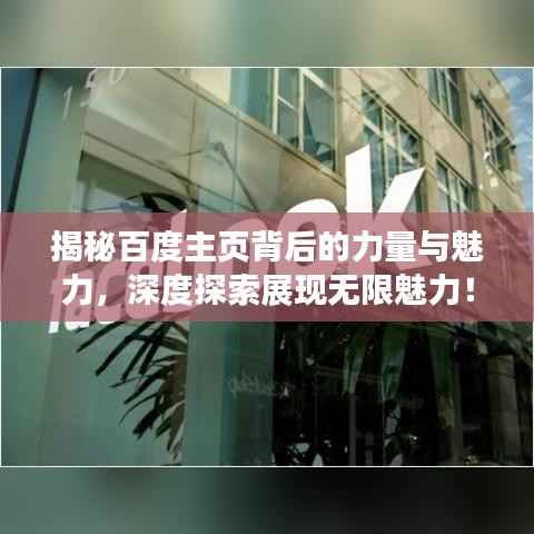 揭秘百度主页背后的力量与魅力，深度探索展现无限魅力！