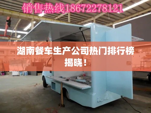 湖南餐车生产公司热门排行榜揭晓！