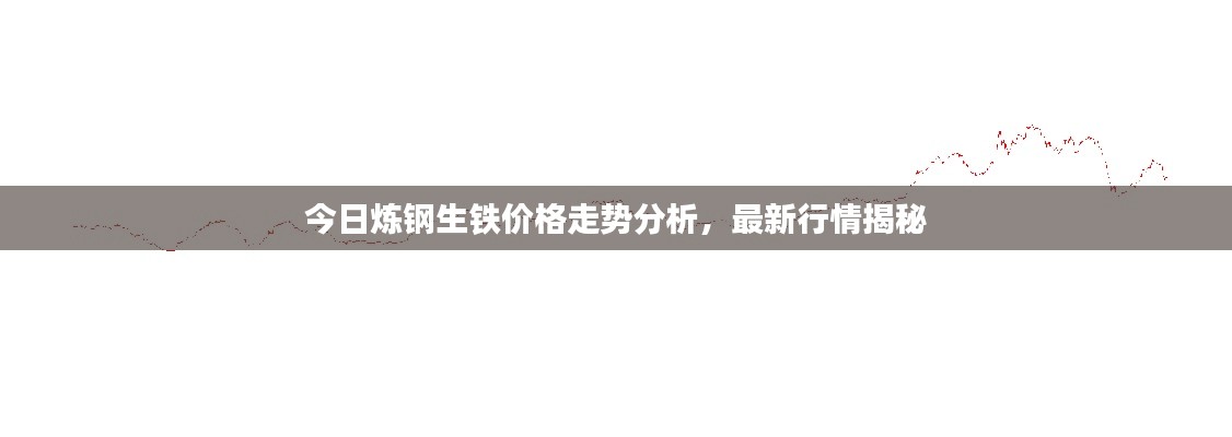 今日炼钢生铁价格走势分析，最新行情揭秘