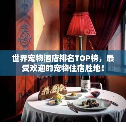 世界宠物酒店排名TOP榜，最受欢迎的宠物住宿胜地！