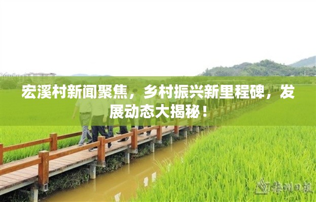 宏溪村新闻聚焦,乡村振兴新里程碑,发展动态大揭秘!