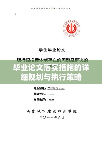 毕业论文落实措施的详细规划与执行策略