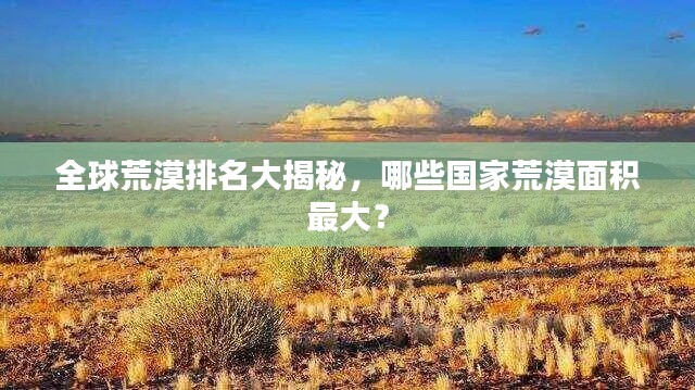 全球荒漠排名大揭秘，哪些国家荒漠面积最大？