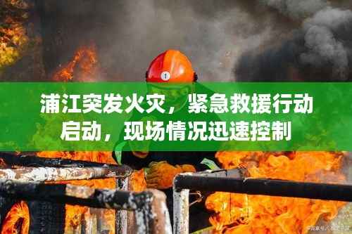浦江突发火灾,紧急救援行动启动,现场情况迅速控制