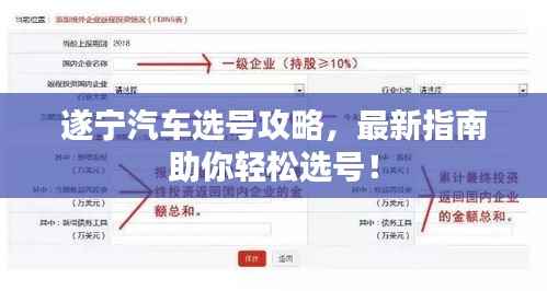 遂宁汽车选号攻略，最新指南助你轻松选号！